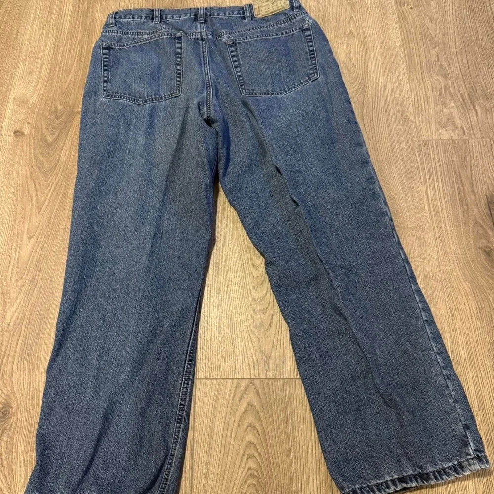 Red Head Brand Co Flannel Lined Jeans 36x30 Relaxed Fit Workwear Denim
